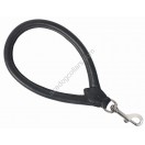  Super Soft Rolled Leather Hand Holder Loop lead : Overall Length is 25 cm (10") Thickness 10 mm   : Black 